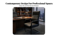 Curved-Frame-Frame Rotating Chair Height Adjustable Office Furniture effortlessRolling Casters Ergonomic Design