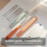 High-Precision Fret Dressing and Polishing Kit Professional Grade Fret Leveling Kit Precise for Luthiers, Repair Shop, Workshop, Home Studio