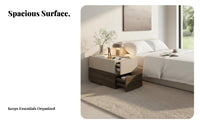 C-Shaped End Table Minimalist Aesthetic Household Furniture Modern Design Space-Saving for Adults, Bedroom, Living Room