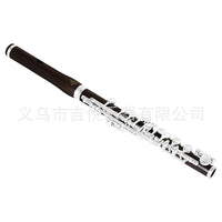 红木C调镀银长笛专业演奏乐器笛子红木管体儿童学生短笛皮盒布包