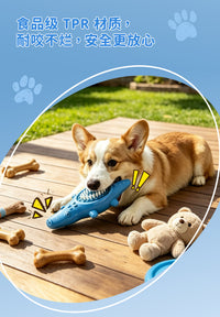 TPR Dog Chew Toy for Dental Cleaning