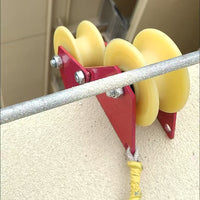 Manual Rope Puller with Pulley for Wall Work, Heavy Duty Winch, Electric 12V