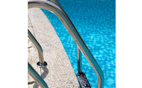 Stainless Steel Pool Ladder Flange-Mount Three-Step Pool Ladder Heavy Duty for Homeowners