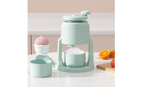 Hand Crank Snow Cone Machine Easy to Clean Household Shaved Ice Maker for Home