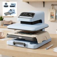 Garment Printing Press Automatic Flat Heat Press Machine Shop Equipment Pull-out Tray