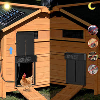 Aluminum Alloy Automatic Chicken Coop Door with Timer and Light Sensor