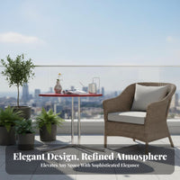 Nordic Design Adjustable C-Frame Table Minimalist Design Adjustable C-Shaped Table Multi-Functional Home Furniture Space-Saving for Apartment Dwellers, Homeowners, Students, Living Room, Bedroom, Balcony, Small Areas