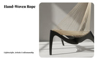 Harp spine Armchair Nordic Design Lounge Chair Designer Inspired Minimalist Aesthetic for Interior Decorators, Book Lovers