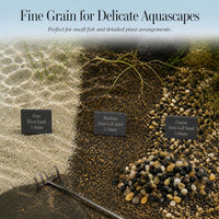 Natural Black Iron Gallbladder Sand for Aquarium Landscaping, Turtle Tanks, and Fish Color Enhancement