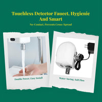 Touchless motion sensor faucet