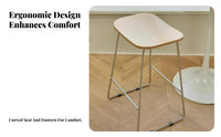 Backless Counter Stool Industrial Design Bar Chair Nordic Design for Cafe Owners
