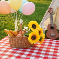 Picnic Blanket, Extra Large 200*300cm Waterproof Camping Mat, Thickened Oxford Cloth Outdoor Blanket with Patterned Design