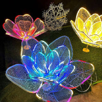LED Flower Light Wedding Decor Flower Light Outdoor Lighting Garden Display Adjustable Switch for Park