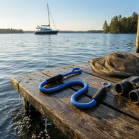 Bungee Dock Line with Snap Hook Heavy-Duty for Kayakers