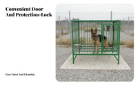 robustDuty Construction fused reinforcing bar enclosure Sturdy Frame Outdoor Wire Pen with cover Weather-Resistant Dog Kennel dependable-locking for Breeders, Backyard, Garden, Patio, Garage