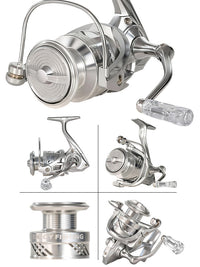 All Metal Spinning Reel Saltwater Freshwater Long Cast
