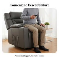 Multi-Functional Electric elevate Recliner weightless posture Position electric elevation Chair Ergonomic Design Single Sofa Universal Serial Bus Charging Port for Seniors, Elderly, People with Mobility Issues, Living Room, Relaxation, Bedroom, perusing