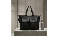 Rectangular Travel Bag Matte Material Utility Travel Bag Detachable Shoulder Strap Handbag for Daily Storage
