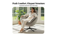 Rotating Barrel Chair Nordic & Design Indoor Seating Minimalist Appearance Ergonomic Design for Home Residents, Living Room