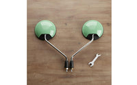 Wide Angle Side Mirror, Universal 8mm Round Mirror, Compatible with Yadea, Aima, Tailg, Bike