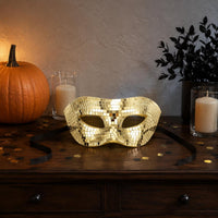 Disco Mask Handmade Costume Face Covering Lightweight