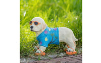Dog Statue with Butterfly Light Sturdy for Lawn, Gardeners