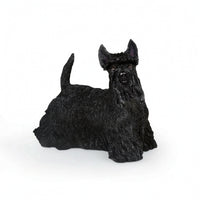 Dog Figurine Realistic Dog Statue Hand-Painted Ornament for Home Decor, Bookshelf