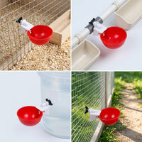 Automatic Chicken Water Cup Large Thickened Poultry Feeder Drinker for Birds