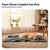 Soft Fleece Dog Blanket Thickened Pineapple Fleece Cat Mat Machine Washable Warm Puppy Quilt for Dogs, Cats, Couch, Crate, Floor