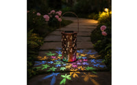 Decorative Solar Lantern with Dragonfly Design Eco-Friendly Dragonfly Solar Light Automatic Metal Lantern High-Efficiency for Garden