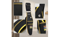 Multi-Pocket Quick-Release Tool Pouch Heavy-Duty Belt Tool Pouch Compact Reinforced for Electricians, Carpenters, Plumbers, Construction Sites, Home Repairs, Workshops