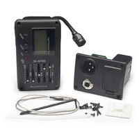 正品民谣吉他4段拾音器 SV-M700 扩音器均衡器 带调音 带麦克风