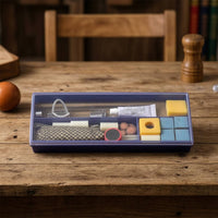 Cue Repair Kit with Case Compact Billiard Chalk Complete Cue Repair Kit for Pool Enthusiasts