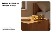Easy-to-Read Digital LED Alarm Clock Lightweight Digital Clock with Weekday Display Large Tabletop for Students, Heavy Sleepers, Bedroom