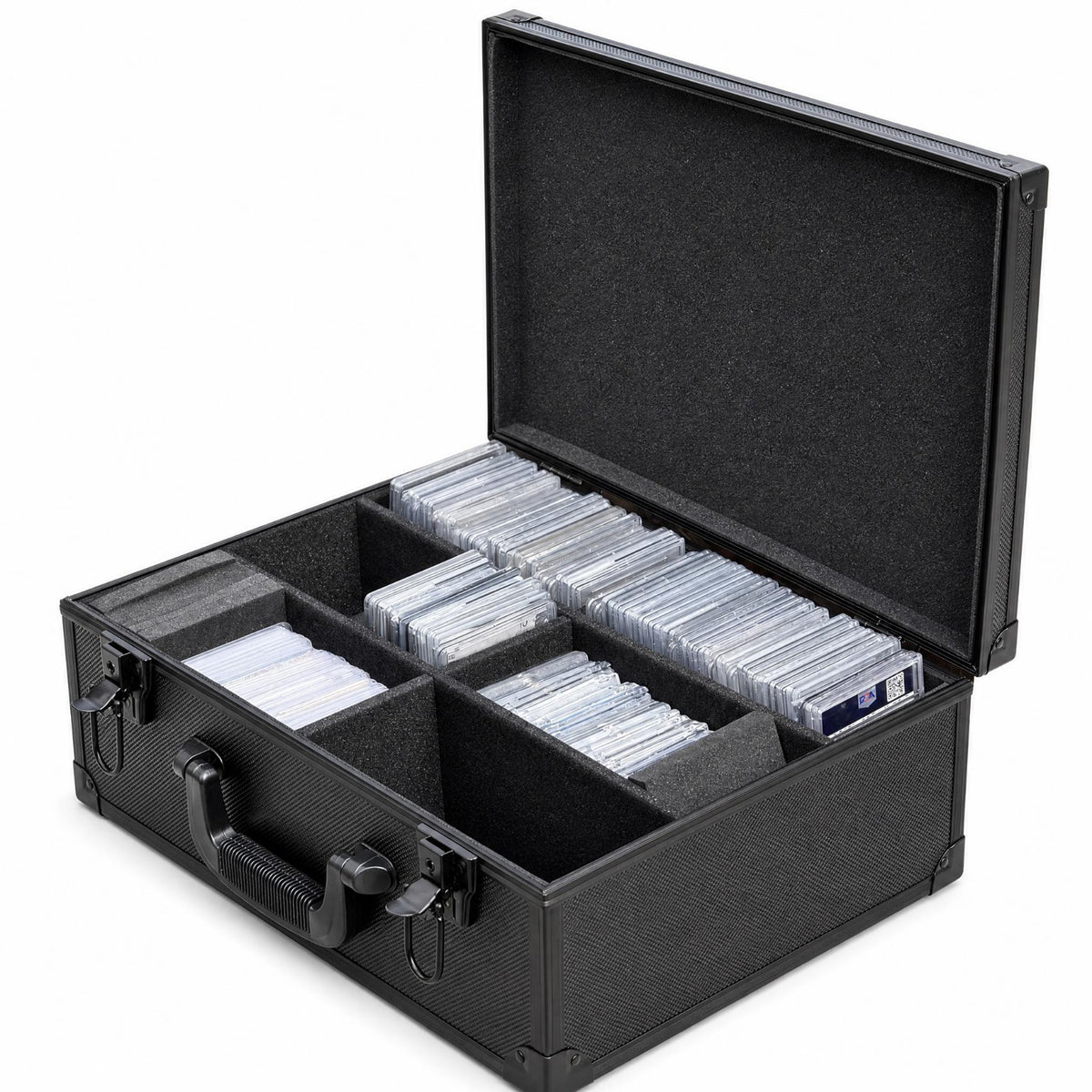 Foam-Lined Graded Card Slab Case Textured Finish Card Slab Case