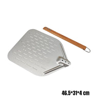 Folding Pizza Peel Foldable Aluminum Pizza Peel Rustproof Food Tool for Chefs, Oven Work, Restaurant