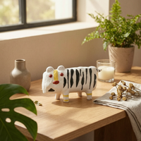 Display Piece Cartoon Animal Statue Decorative Home Decor for TV Cabinet, Shelf, Desk