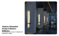 Waterproof aluminum wall light indoor/outdoor