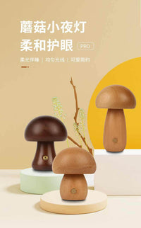 Mini Mushroom LED Night Light with Touch Switch