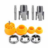 Faucet Extractor with Hex Key Machined Broken Pipe Thread Extractor Threaded