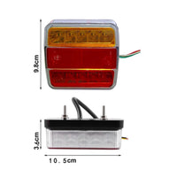 LED Tail Light Bright Stop Tail Turn Flasher Light Low-Profile for RV Owners