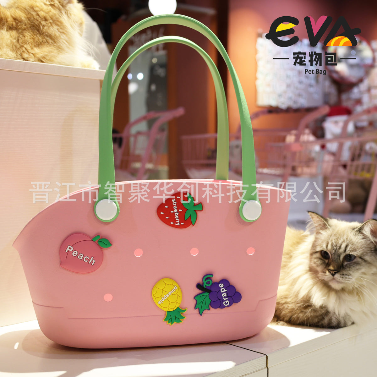 EVA Pet Carrier Bag for Summer Travel and DIY Beach Use