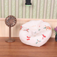 Scene Prop Miniature Beanbag and Fan Set 1:12 Scale Furniture Set for Collectors, Hobbyists, Miniature Scene