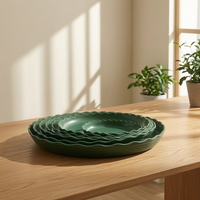 Thickened Round Plastic Plant Pot Saucer Tray for Gallon Pots