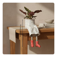 Lower Body Planter Creative Design Legs Planter Unique Gift Female Body Pot for Desk