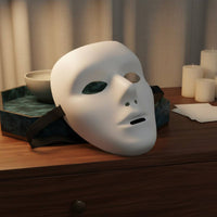 Blank Full Face Mask Costume Accessory Lightweight for Performers