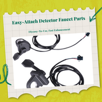Automatic touchless faucet with movement detector, water-saving enhancement, commercial restroom entry control entryory