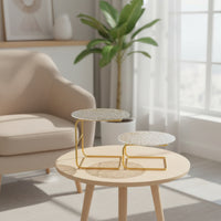 Cake Stand Textured Pastry Stand Transparent Serving Platter for Party Hosts, Weddings, Parties