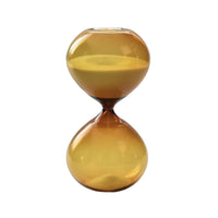 Honey-Hued Glass Hourglass Modern Decorative Sand Clock Time Management
