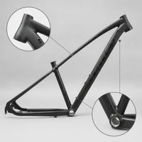 29-Inch Hardtail Mountain Bike Frame with Disc Brake Tapered Head Tube Mountain Bike Frame with Quick Release Aluminum Alloy Internal Cable Routing for Cyclists, Trail Riding, Commuting